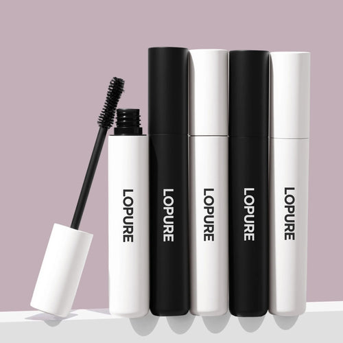 LOPURE Volume Mascara lineup with open wand